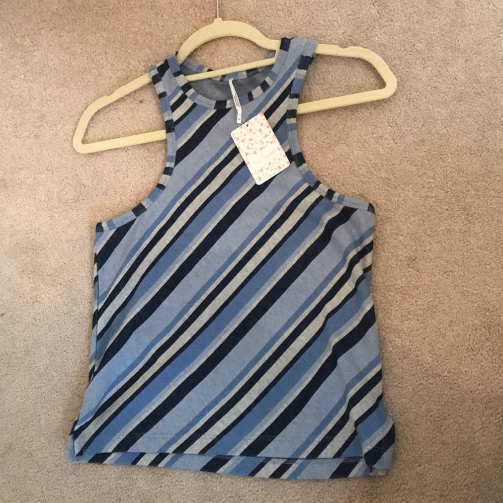 Free People halter neck tank top